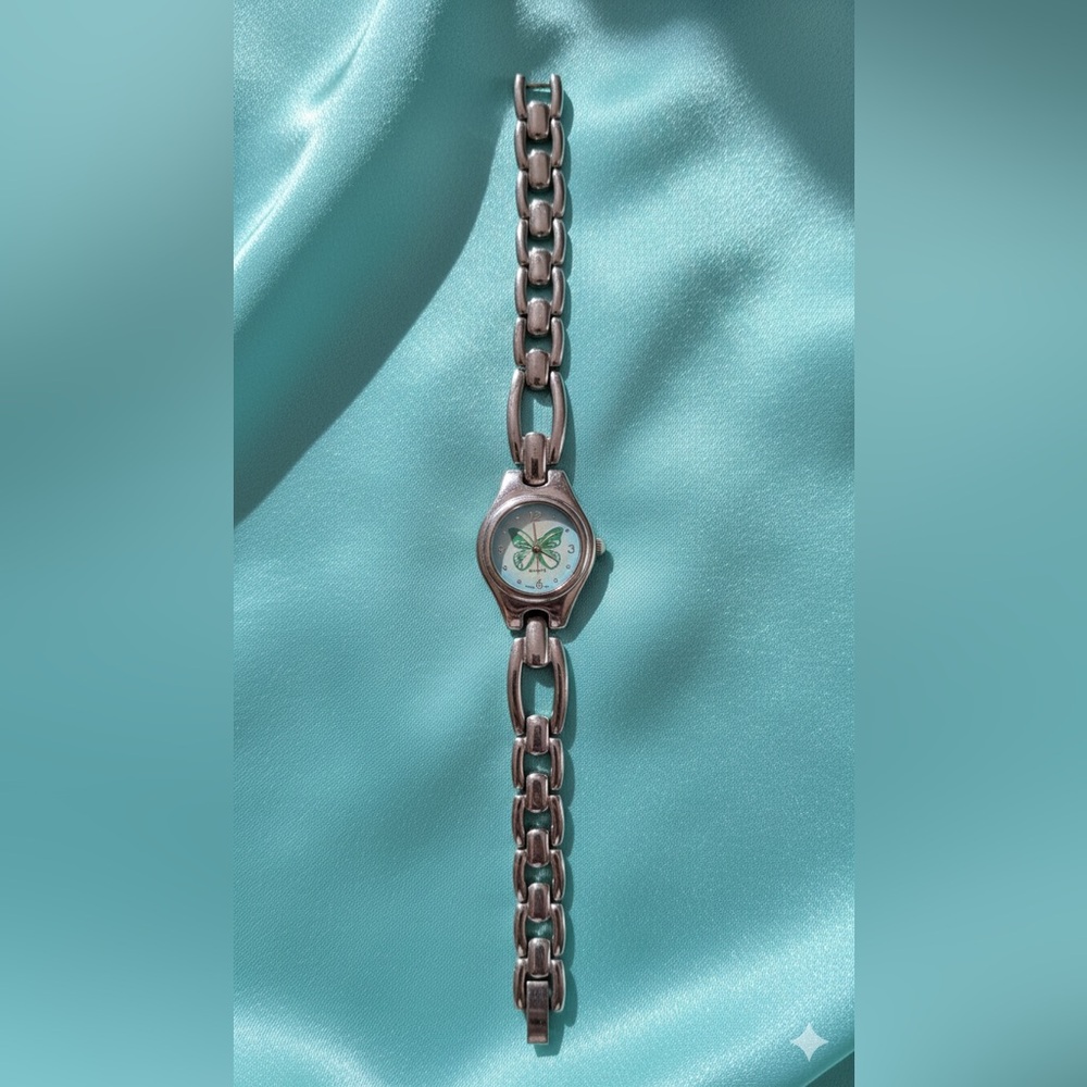 Vintage l.e.i. Butterfly Watch – Y2K Aesthetic –NEW BATTERY